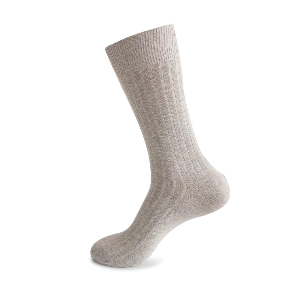 Men's Plus Size Striped Over-the-Knee Socks - European & American Autumn/Winter Combed Cotton.