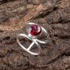Rare Pink Rubellite Gemstone 925 Sterling Silver Jewelry Handmade Wedding Ring RR-13-11