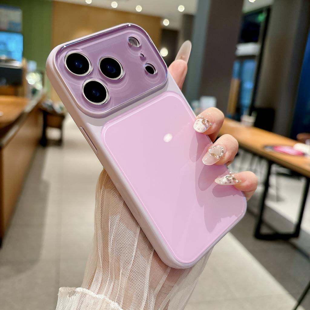 ins solid color dopamine second change applicable to Apple 17Pro max mobile phone case iPhone16Pro all-inclusive 14/15