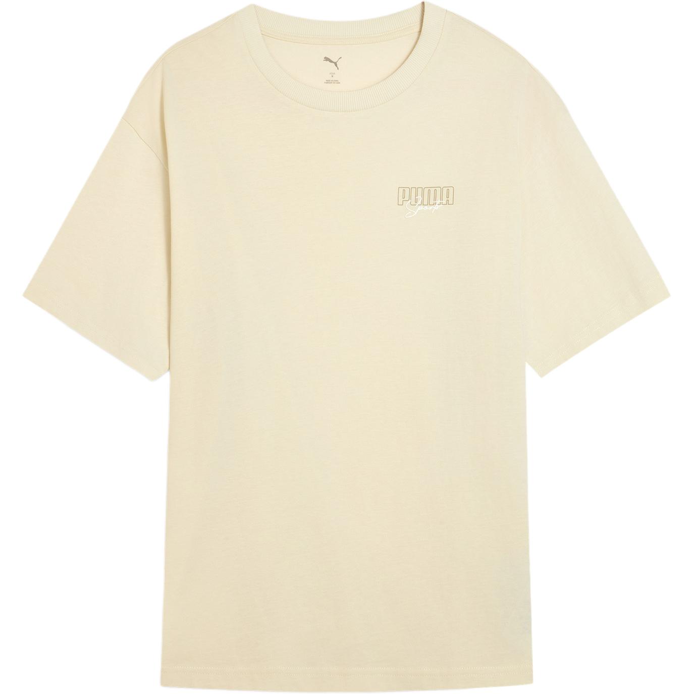 

New PUMA Elevatedgraphic SS25 T Shirt Men s Snow 87 633788-87 XXL (190/108A)