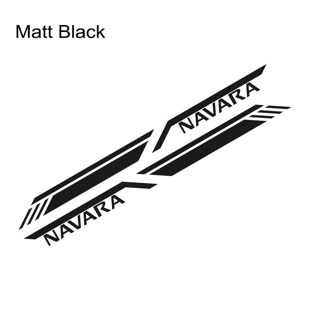 Car Trunk Side Sticker For Nissan Navara D40 D22 D23 NP300 Pickup Truck Stripes Style Decals Vinyl Cover Auto Tuning Accessories