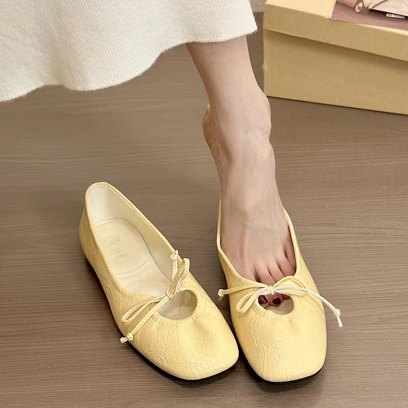 2025Summer Design Style Sequin Flat  Jane  Comfort Casual Outdoors Ladies Party Dress Silvery Shoes