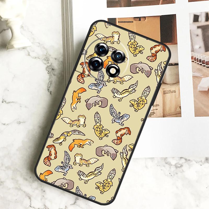 Lizards Geckos Case For OnePlus 12 12R 11 9 10 Pro 10R 9R 8T 10T Nord CE 2 3 Lite 2T CE4 N10 N20 N30 Cover