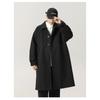 Spring and Autumn Men's New Mid-length Loose Thickened Lapel Jacket