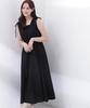 BODY Shoulder Ribbon Gathered Dress [PROPOTION DRESSING] [Black/S]