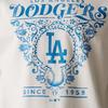 New Era MLB Men's and Women's Short Sleeve Crew Neck T-Shirt with Los Angeles Dodgers Logo Print [Parallel Import]