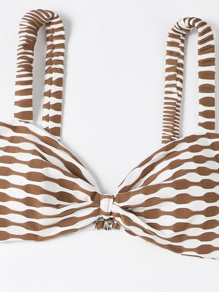 2025 Houndstooth Sexy Women's Bikini Swimwear Split Swimsuit