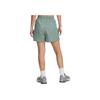 Under Armour Woven Breathable Versatile Running Fitness Shorts Women Shorts Green 1389667-348