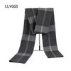 Full Wool Men's Scarf Casual Business Fashion Simple Warm Travel Autumn and Winter Middle-aged 2025