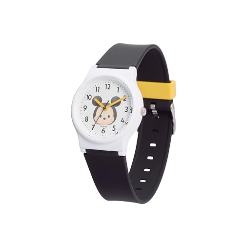 Citizen Q&Q Analog Disney Tsum Tsum Watch, 10 ATM Water Resistant, Urethane Strap, V06A-503VK, Girls' Black