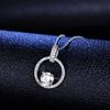 Tancise S925 Sterling Silber Moissanit Luxus Persönlichkeit Anhänger Halskette frauen Klassische Flut Halskette Halskette Party Geschenk