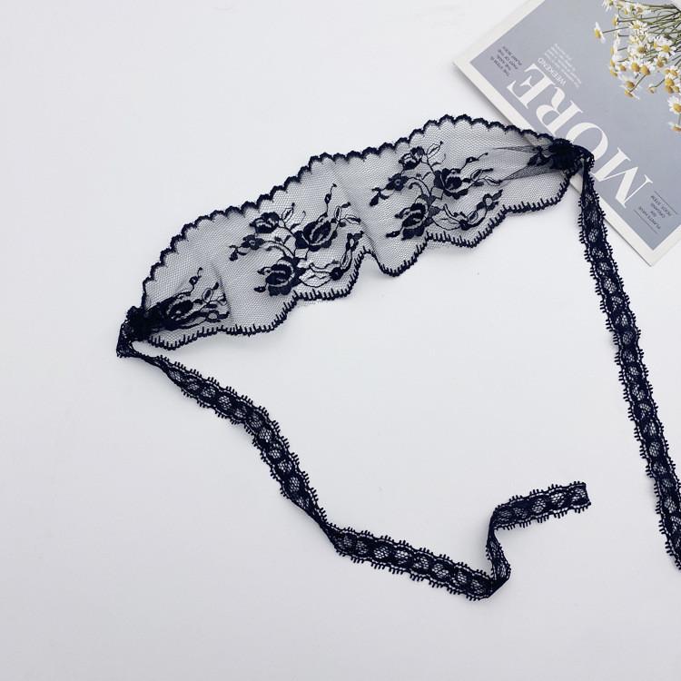 

Eye Lace Mask For Halloween Cosplay Costume Parties Accessory Gift Fashion чёрный