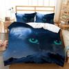 Bedroom Bedding Set King Size for Double 3D Print Bohemian Deer Moon,Wolf Bed Linen 2 People 240x260 Comforter Cover+Pilllowcase