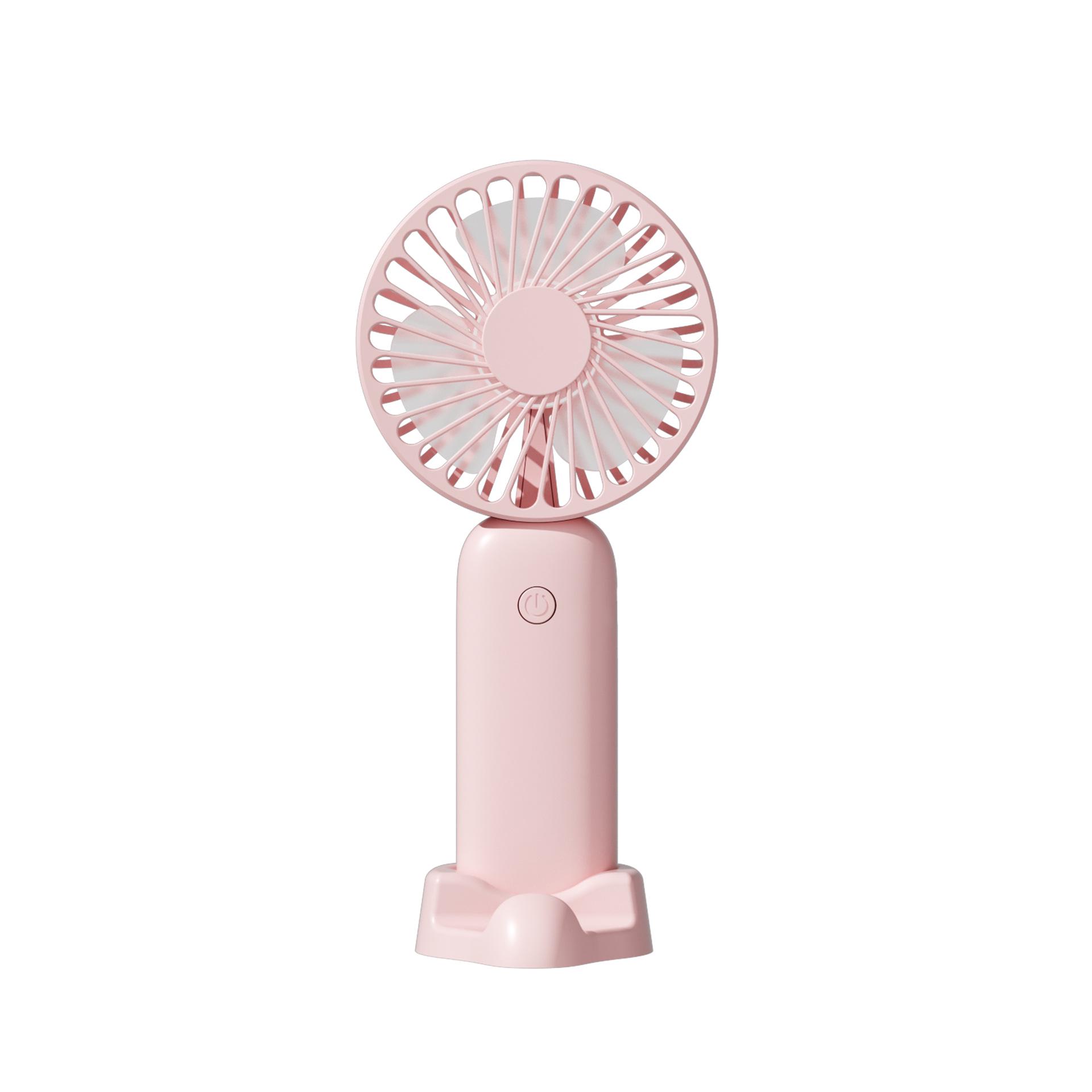 

Spring/Summer Mini Fan for Dorms with Logo Print and Base Support 92*31*185mm