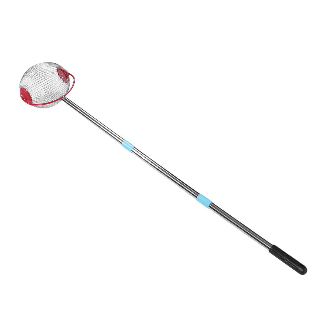 Rolling Nut Gatherer Stainless Steel 44.7 Inch 3 Section Multifunctional Acorn Picker Upper Roller for Pecans Walnuts Outdoor