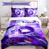 3pcs Custom Name Cartoon Genshin Impact Balzebub Bedding Set Duvet Cover Closure Includes 1 Duvet Cover & 2 Pillowcases for All Seasons Bedroom Decor
