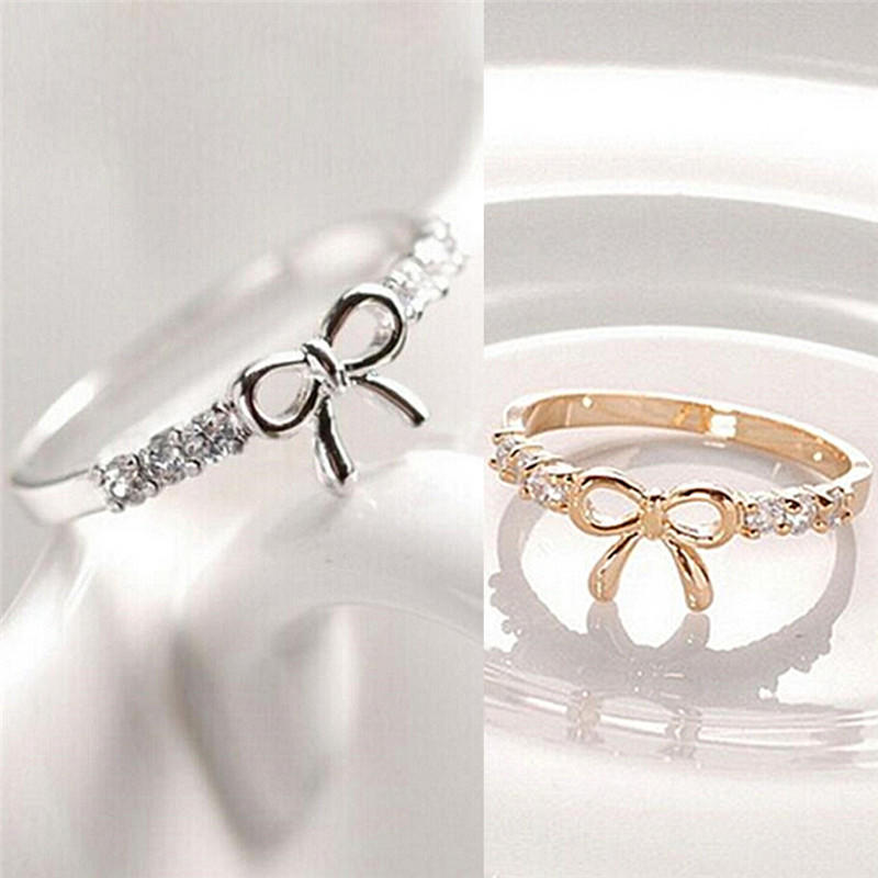 Womens' Sexy Butterfly Jewelry  Simple Ladies  Bow Ring