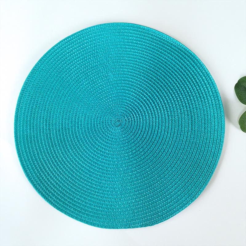 Hand-Woven Multi-Color Placemat: Insulated, Disposable, Decorative Coaster Mat