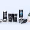 1pc Fashionable 20oz Tumbler Coffee Mug 304 Stainless Steel Car Cup with Unique DIY Straw Design, Large Capacity Insulated Travel Mug