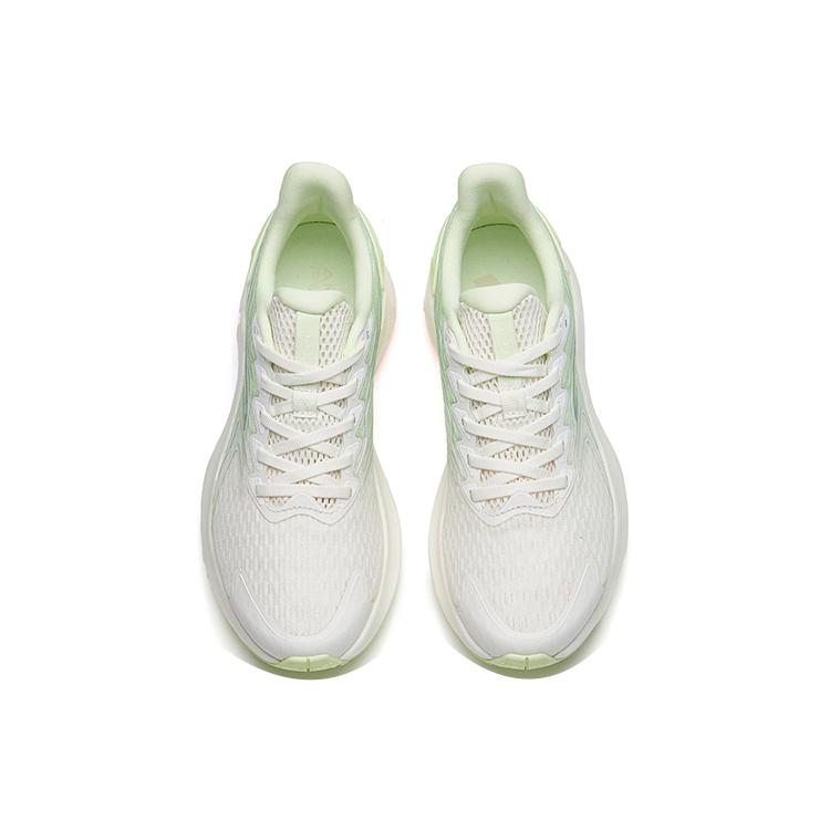 Anta Antelope Run 2 Versatile Fabric Abrasion Resistant Breathable Low Top Running Shoes Women's White Green 122225585-1