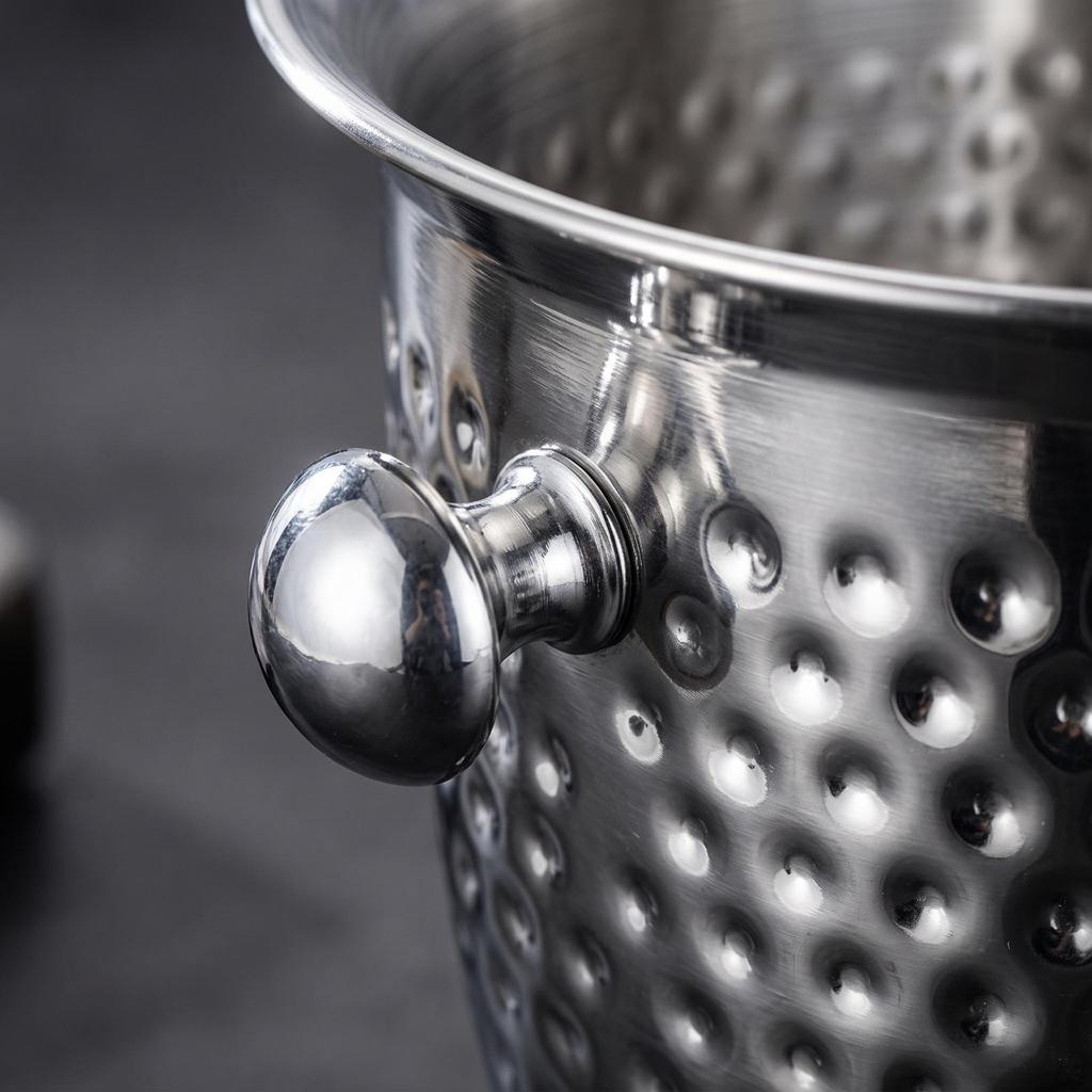 Ice Vessel with Handles Double-Handled Champagne Rust-Resistant for Hosts