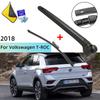 Rear Windscreen Wiper Blade Wiper Arm Kit For Volkswagen T-ROC 2018 Windscreen Windshield Wipers Brushes Cleaning Accessories