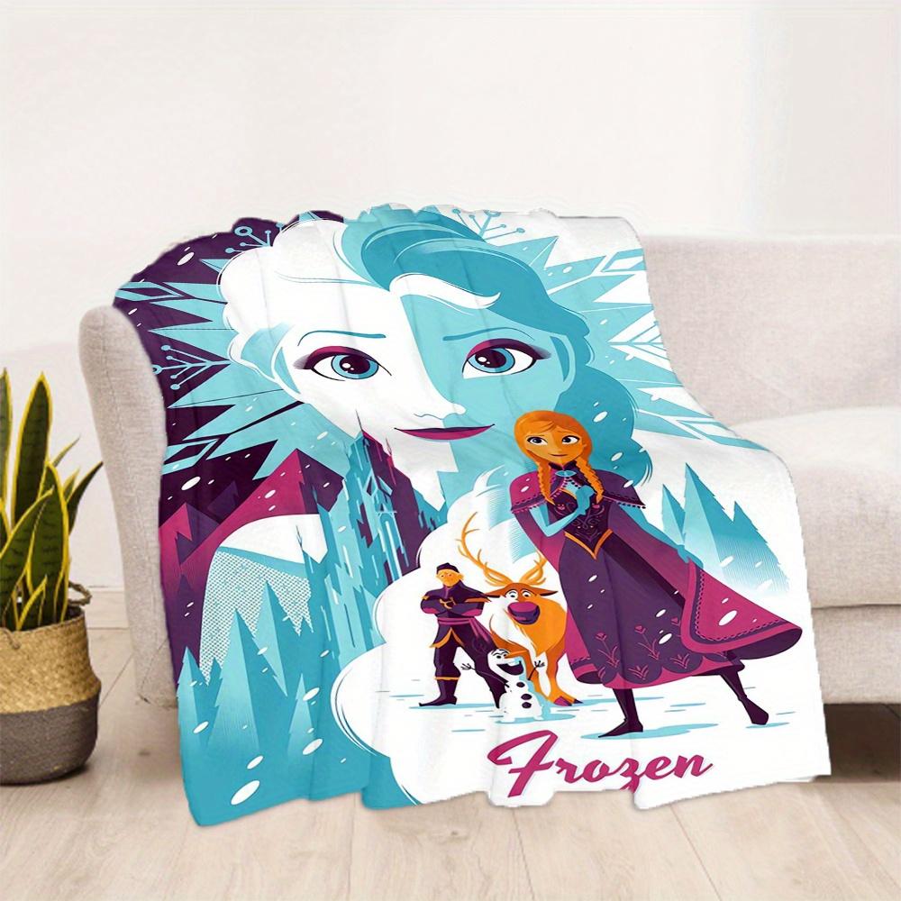 1pc, Disney Frozen Blanket Soft Throw for Outdoor Blankets, Gift Idea, Living Room, Travel, Camping