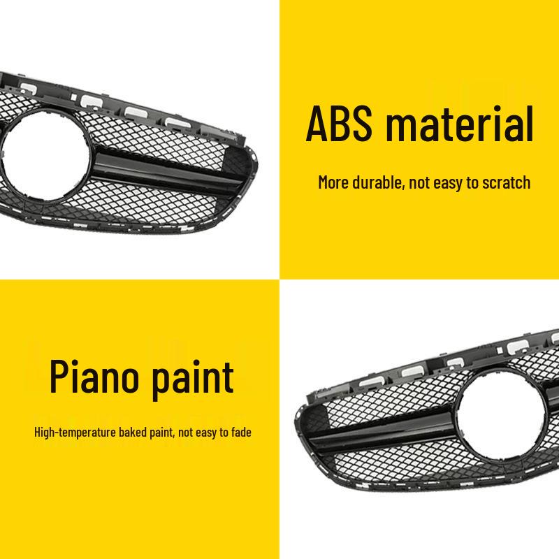 Black Grille Replacement for 2014-2016 Mercedes-Benz E-Class W212 AMG Models