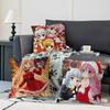 Anime Christmas Girl Pillow Case Removable Washable Cushion Cover – All-Season Soft Linen