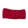 Winter Hair Accessories Stretch Knotted Crochet Ear Warmer Knitted Hair Bands Headbands for Women