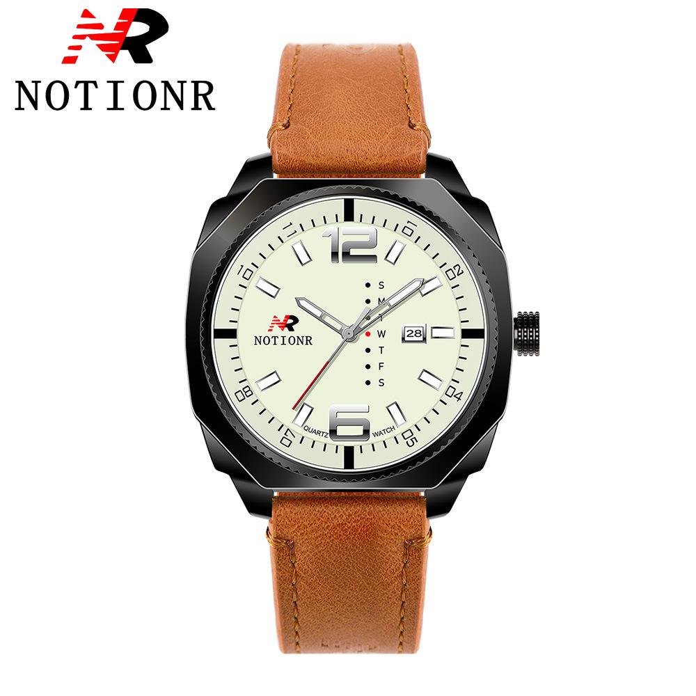 Casual Simple Pu Leather Strap Men S Quartz Watch