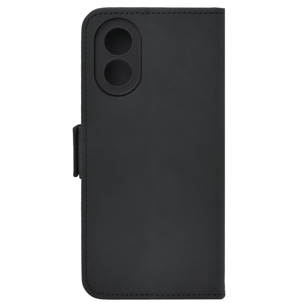 Flip Case for Oppo A38 / A18, Card Slot, Black
