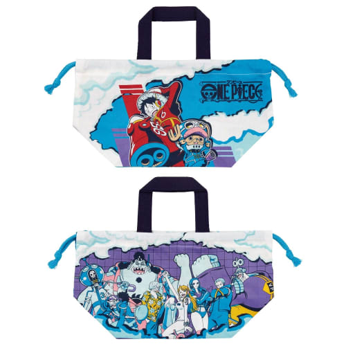 Skater Children's Lunch Box Drawstring Bag with Gusset Kids Made In Japan One Piece 24 KB7