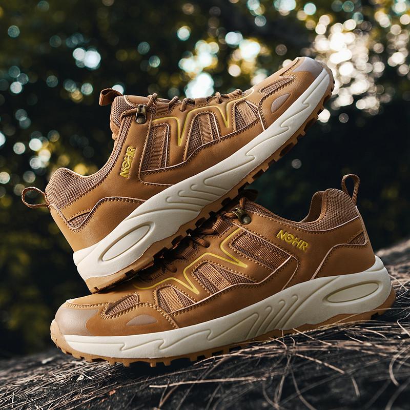 Hiking Shoes Men's Mountain Functional Shoes Platform Leisure Niche Hiking Shoes Outdoor Camping Non-slip Foreign Trade Replacement