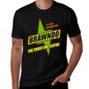 Brawndo Tshirt Basic Solid Color Short Sleeve Cotton Top