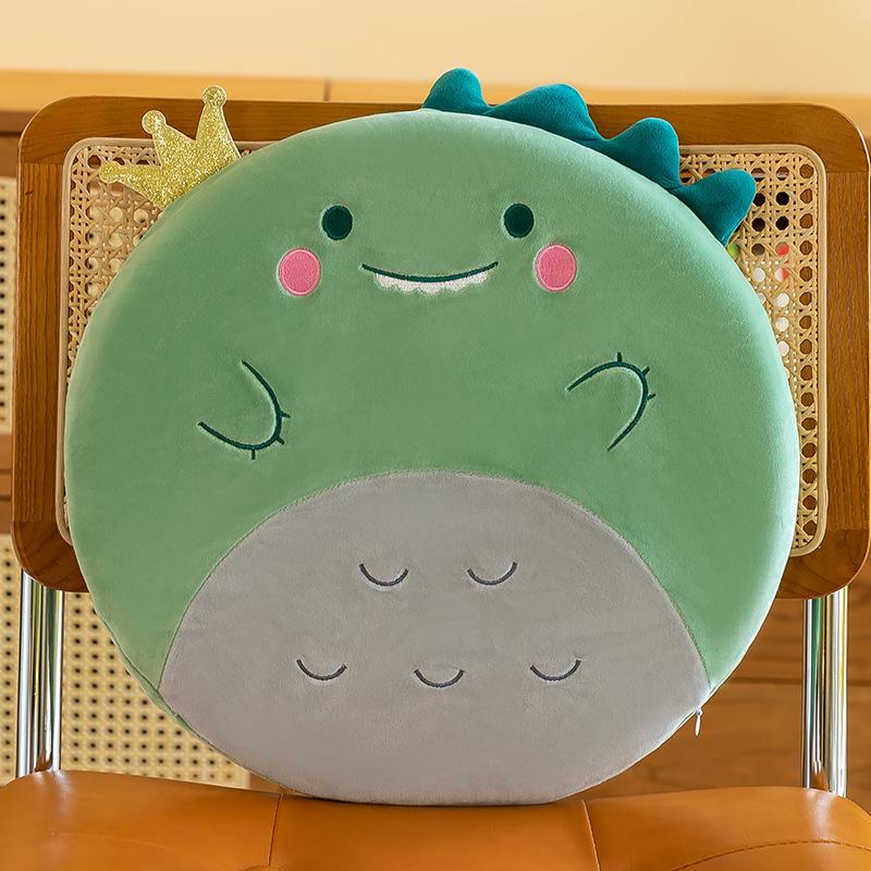 Memory Foam Round Cartoon Seat Cushion for Office, Dorm, or Bedroom Chair