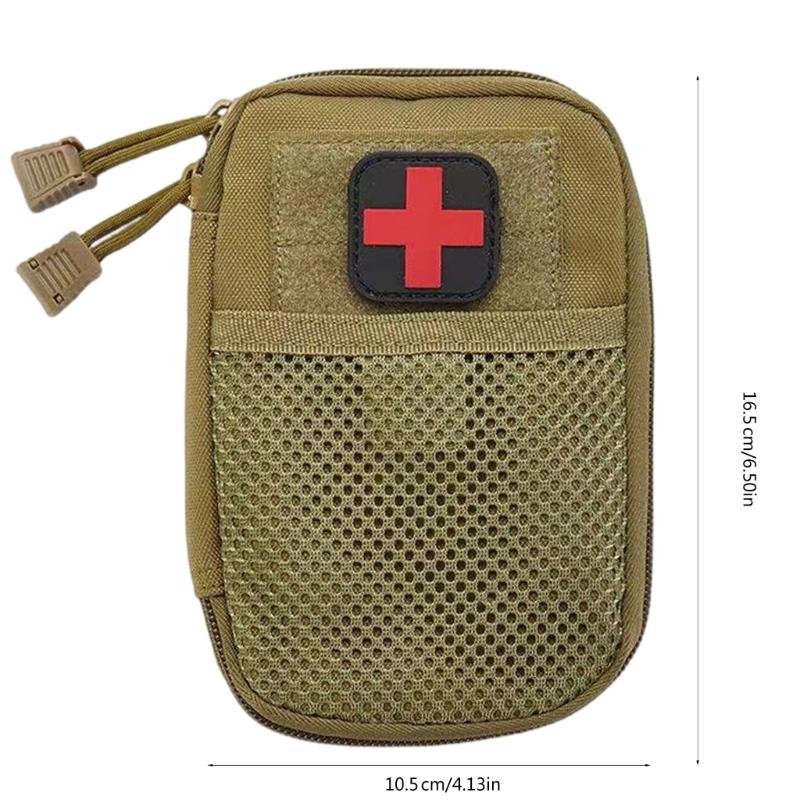 Portable Medicine Bag First Aids Pouches Waist Bag Tactically Medicals Pouches Zippers Waist Pack Small Utility Bag