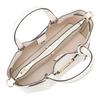 Michael Kors MK Carson Center Logo Charm Leather Tote Bag Small Women Tote Bags Beige 35S5G2ZS5T-BEI