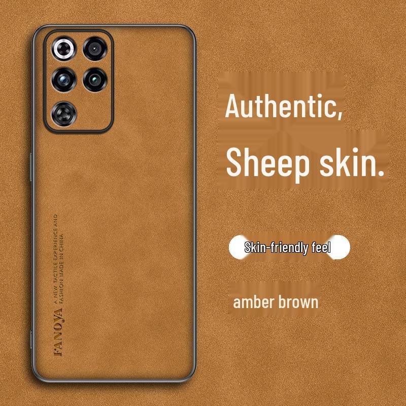Compatible with Red Magic 11 Air & 10 Pro, Black Shark 5 Pro Luxury Leather/Suede Protective Phone Case.