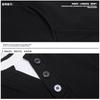 Fake Two-piece T-shirt Men's Summer 2025 New American Trendy Brand Small Neckline Splicing V-neck Front Shoulder Half-sleeve T-shirt Top