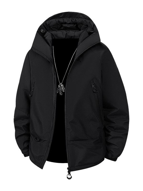 Wasserdichte Graphen-Kapuzen-Skijacke für Herren - Winterkollektion 2025