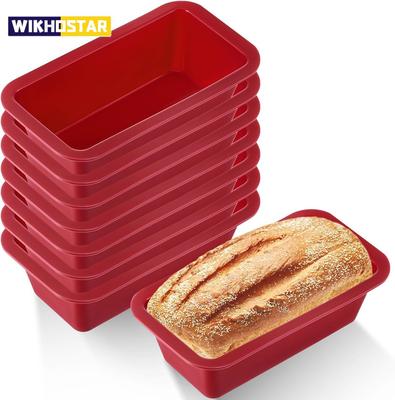 Stampi da Forno in Silicone Antiaderenti Teglie Rettangolari per Torta Mini Stampo per Pan Carrè Facile Rilascio Stampo per Pane Toast Accessori da Cucina Strumento per Pasticceria