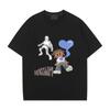 Hot Sale High Quality Prints Neutral Cotton Tee Clothing Creativity All-math Short Sleeve Fashion Casual Loose Tops Men T-Shirt
