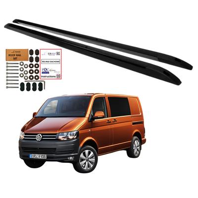 Integrerade takräcken Volkswagen Transporter T5 T6 Lång L2 Svart