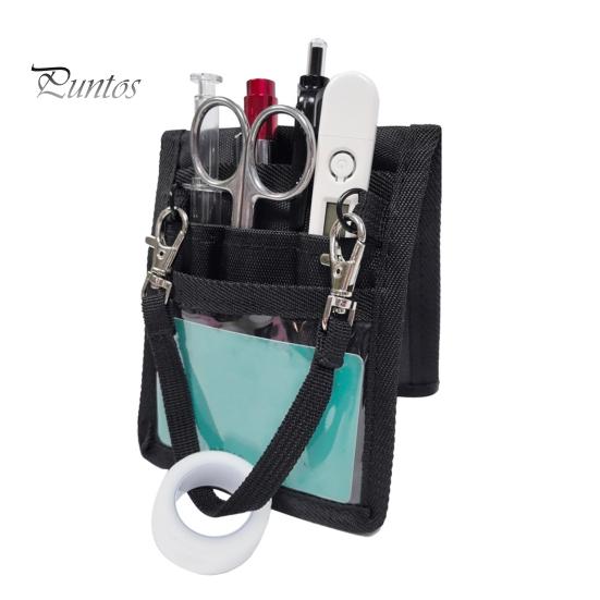 

Защитная сумка для медсестры, сумка для инструментов парикмахера, многокарманный органайзер для врачей, медсестер и студентов чёрный