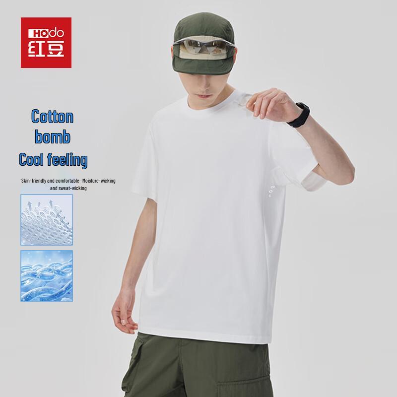 Hodo Men s Cotton Blend Short Sleeve Round Neck T-Shirt M
