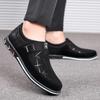 2024Men Leather Shoes for Men  New Comfort Trend Flat Work Shoes Casual Moccasin Sneakers Slip On Big Size Male Loafers