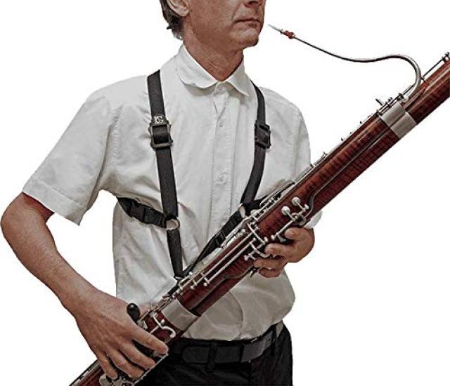 BG HARNESS Strap for BassoonFaggot (Men's) with Metal Hooks, Size B10