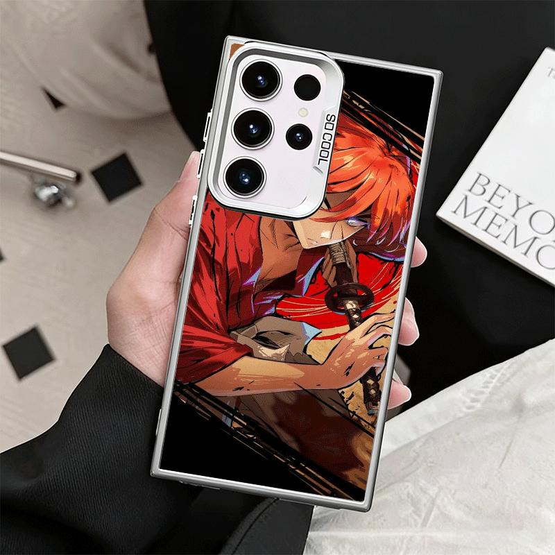 Rurouni Kenshin Anime Soft Phone Case for Samsung Galaxy S24 S25 FE S26 Edge S23 Ultra S22 Plus S21 + Shockproof Cover Back Shel
