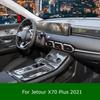 Tpu Transparent Film For Jetour X70 Plus  Car Protect Interior Stickers Center Console Gear Dashboard Panel Car Accessories